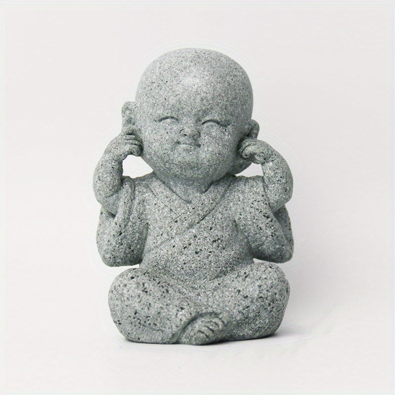 Aquarium Decor Little Monk Landscape Ornament For Gardening