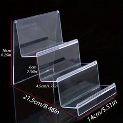 4 Tier Clear Glasses Display Rack Sunglasses Storage Stand Holder Organizer