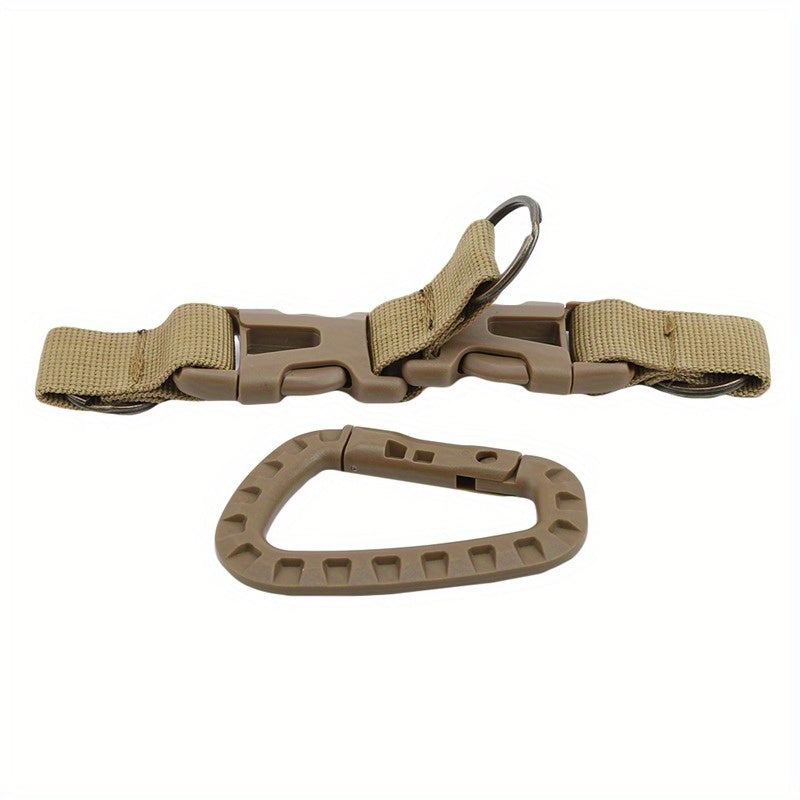 Tactical Carabiner Camping Hiking Webbing Belt Hanging Buckle