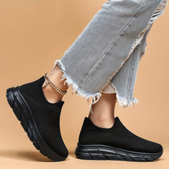 Mesh Breathable Slip On Casual Running Shoes