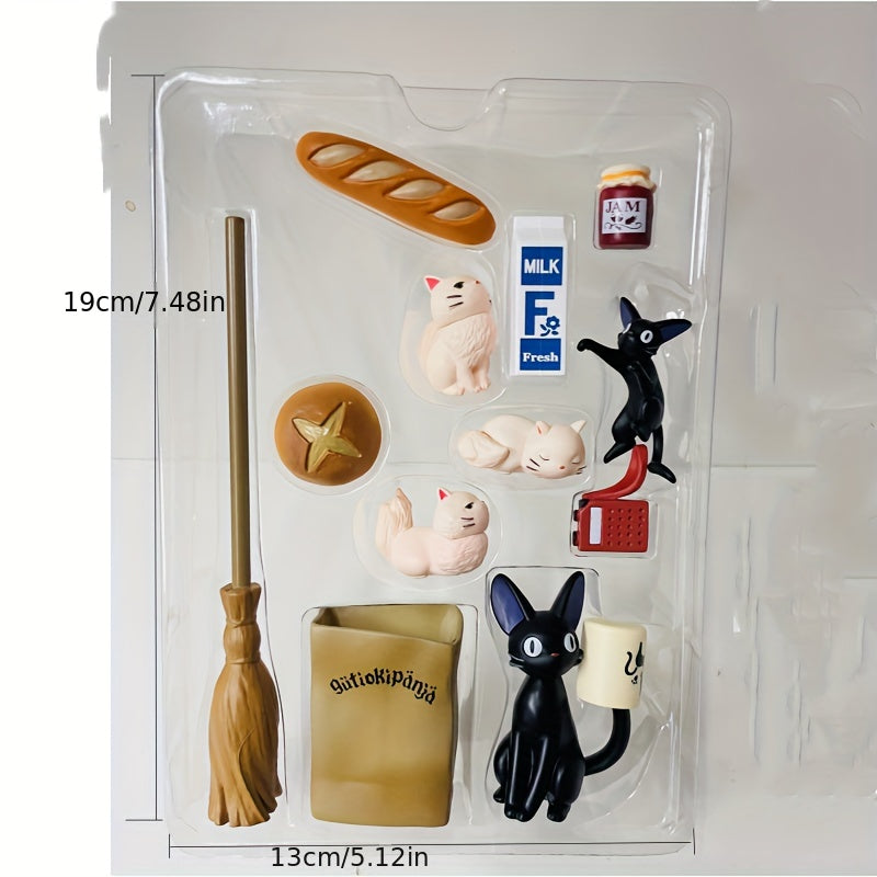 Anime Cat Figures Ornaments Halloween Christmas