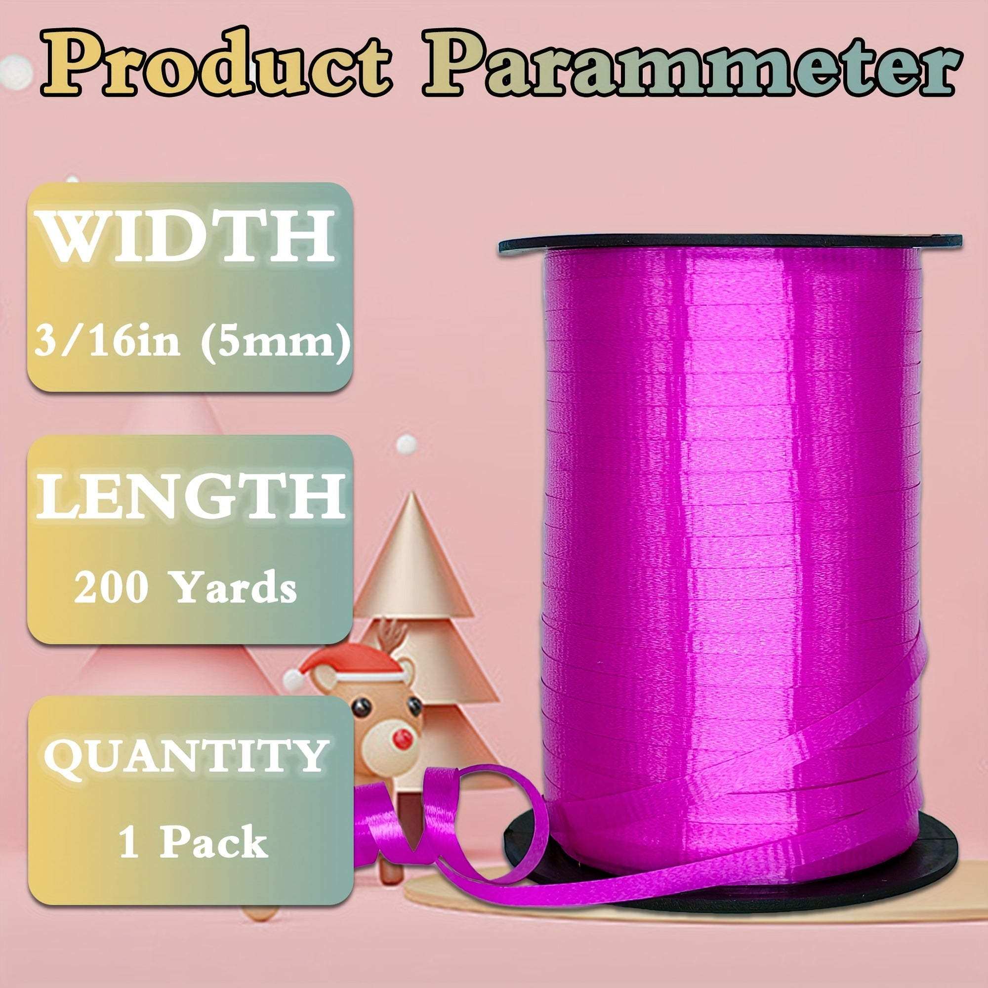 88 Meter Curling Ribbon For Crafts Balloon Ribbon Solid Ribbon For Gift Wrapping