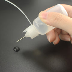 6pcs 20ml Soft Plastic Glue Applicator Bottles with Needle Tip