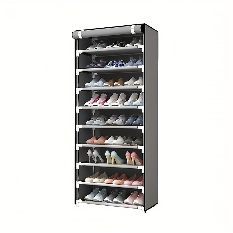 Pull Shoe Cabinet Shoe Rack Dustproof Shoes Storage Rack Easy to Assemble