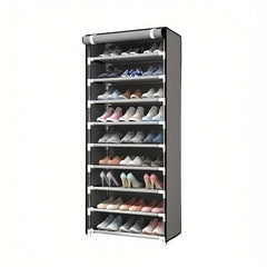 Pull Shoe Cabinet Shoe Rack Dustproof Shoes Storage Rack Easy to Assemble