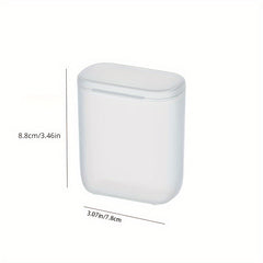 Portable Transparent Cable Storage Box Plastic Desktop Organizer