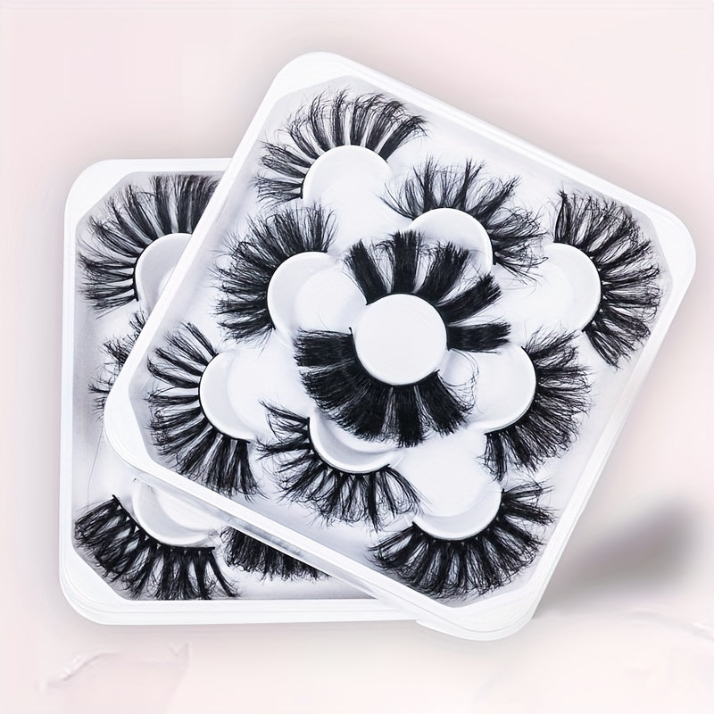 5 Pairs 3D Eye End Lengthening Half Eye Lashes