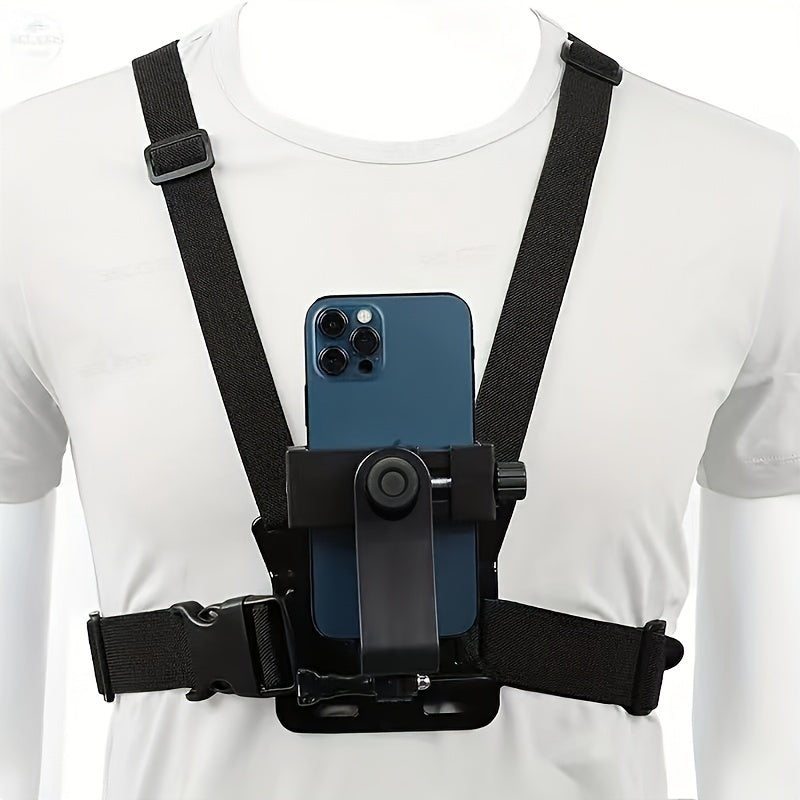 Chest Mount Camera Holder for Outdoor Cycling