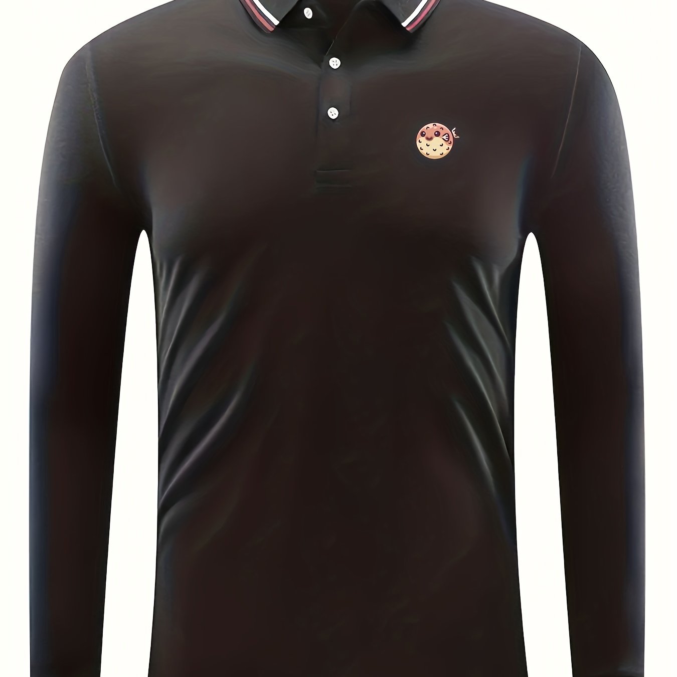 Men's Lightweight Long Sleeve Polo Shirt