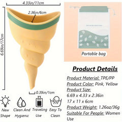 Female Urination Device Silicone Funnel Bag