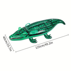 Kids Green Crocodile Riding Pool Toy