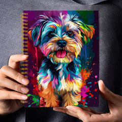 Colorful Dog Notebook for Writing Diary Bible Verse Office Stationery