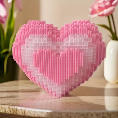 5000pcs Pink Building Block Puzzle Gift for Christmas