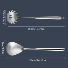 6pcs Stainless Steel Wok Spatula Set Kitchen Cooking Utensils