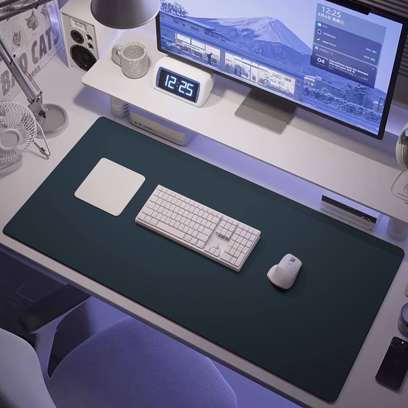 Solid Silicone Table Mat Stain Proof Erasable Mat