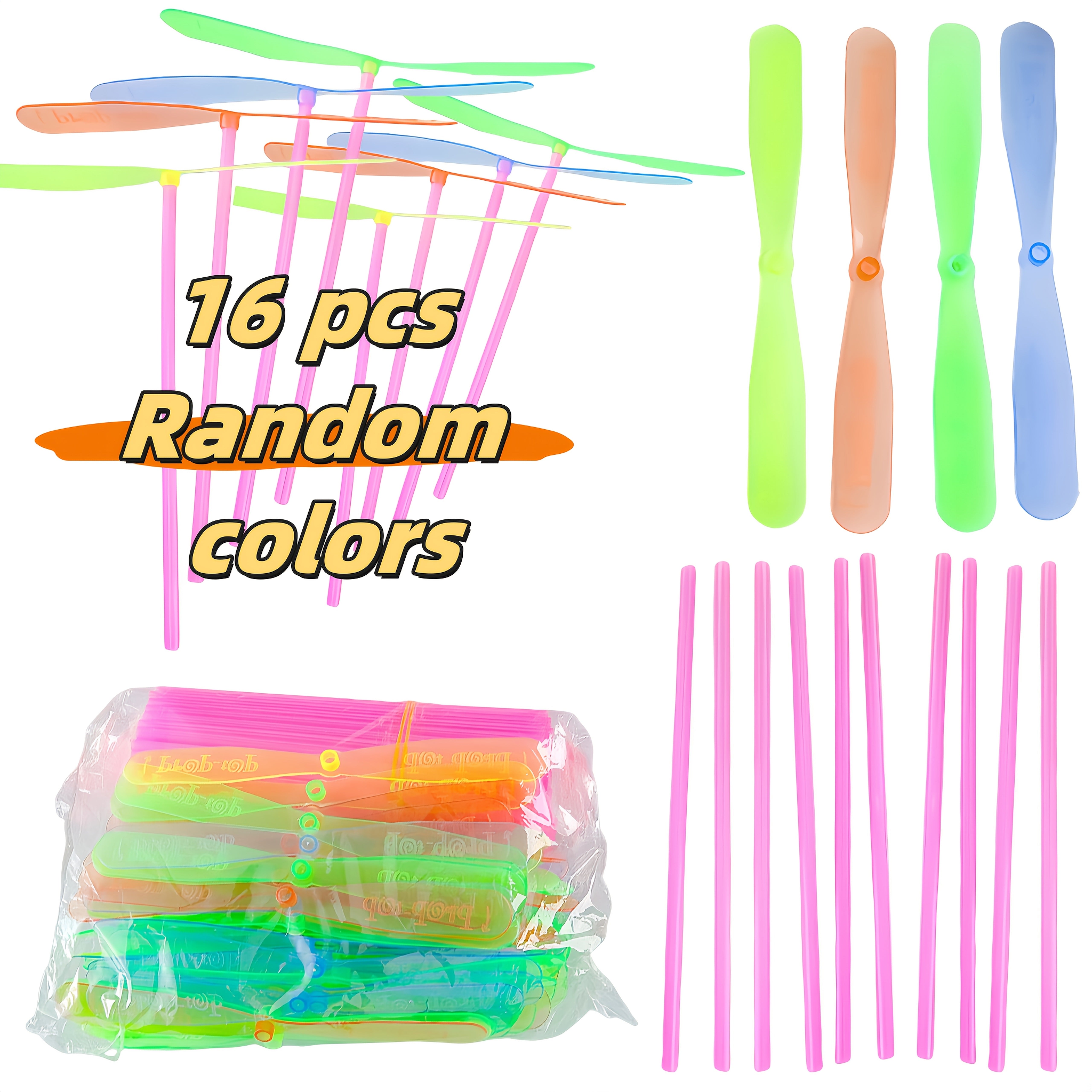 Bamboo Dragonfly Nostalgic Toys Hand Rolled Double Flying Leaf