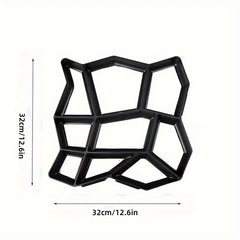 Cement Paving Mold Flower Brick Embossed Floor Gardening Paving Mold