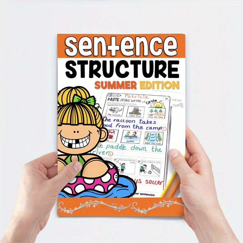 Summer Sentence Structure Cut and Paste Activities