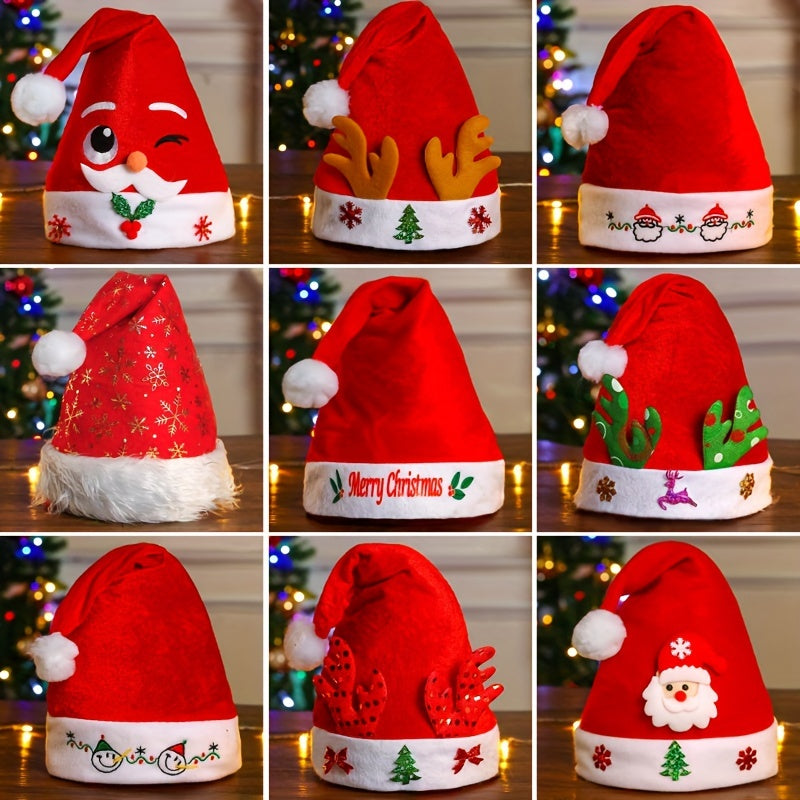 Creative Christmas Hat Cartoon Antlers Christmas Gift Daily Party Supplies