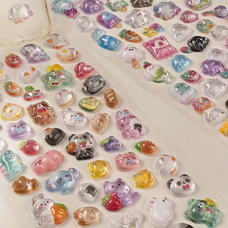 Cartoon Embossed Fun Sticker Decoration 3D Stickers Pop Up Random One Piece