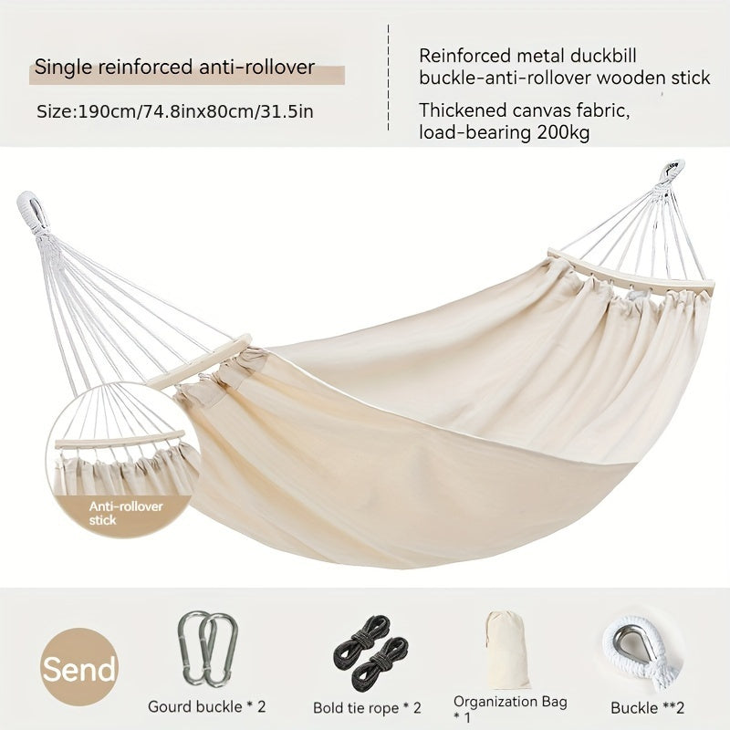 Outdoor Swing Camping Hammock Single/Double Indoor Dorm Hammock