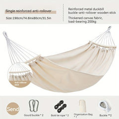 Outdoor Swing Camping Hammock Single/Double Indoor Dorm Hammock