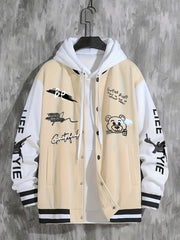Men's Soft shell Botton Up Jacket With Pockets