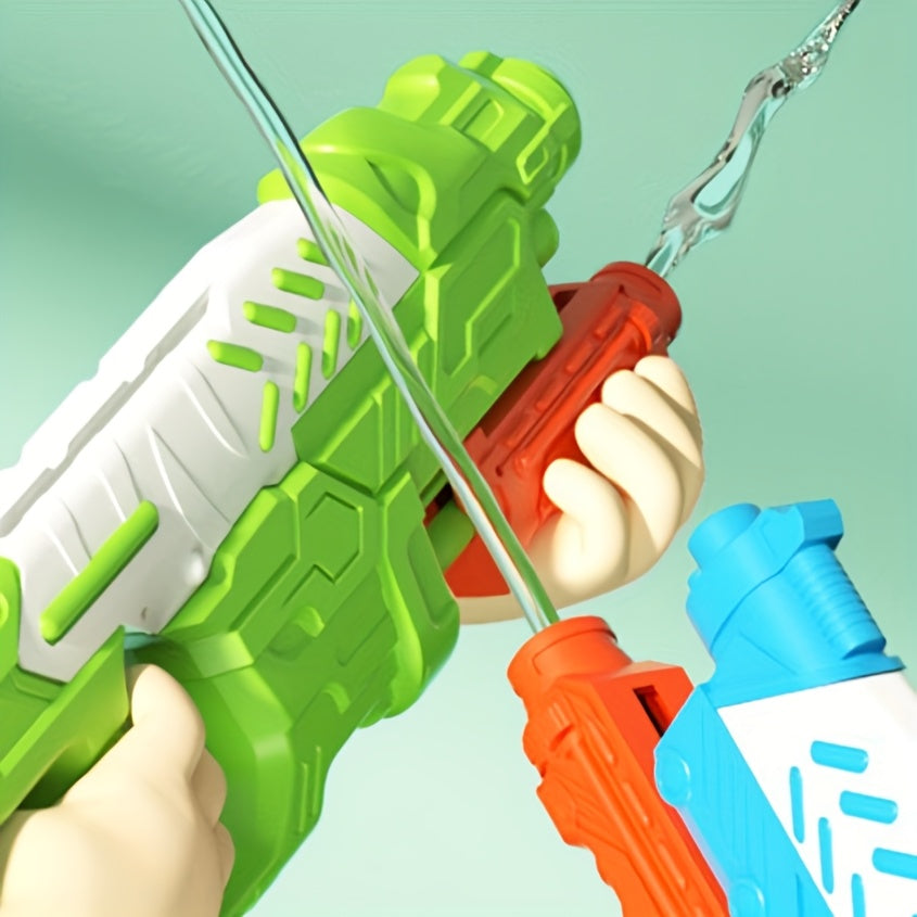 High Pressure Water Gun for Kids Colorful Green with Nozzles
