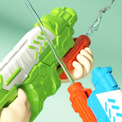 High Pressure Water Gun for Kids Colorful Green with Nozzles