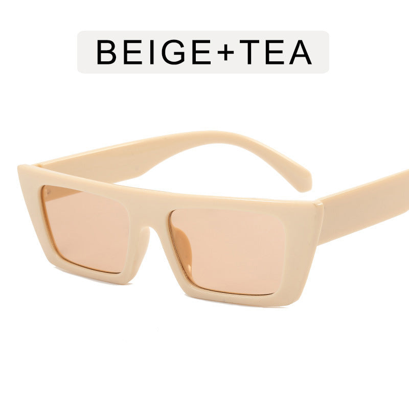 Men's Vintage Small Square Frame Sunglasses