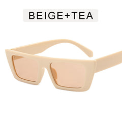 Men's Vintage Small Square Frame Sunglasses