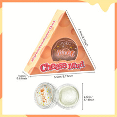 16 Colors Pearly Eyeshadow Clay Brown Golden Cheese Mud Shimmer Glitter