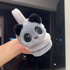 Plush Bear Earmuffs Winter Warm Ear Covers Elastic Comfortable