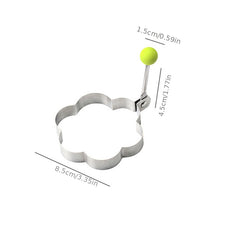 Stainless Steel Egg Cooking Ring for Perfect Eggs & Omelets