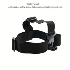 Adjustable Head Strap for Action Camera - Secure and Comfortable Mount