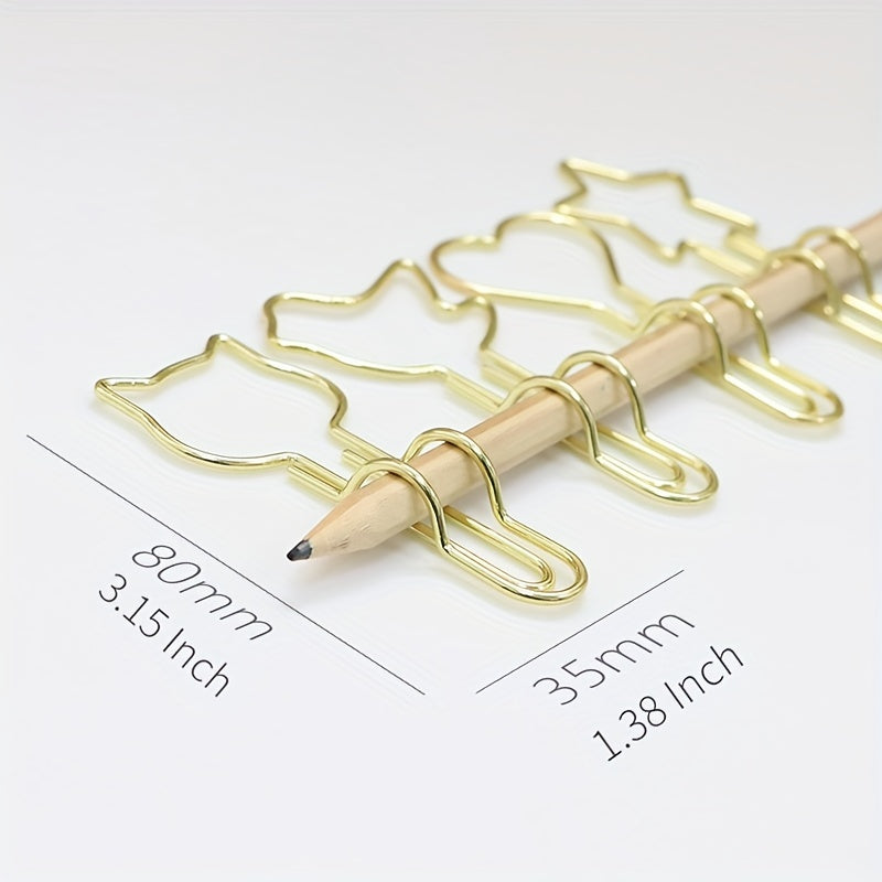 Metal Pen Clips Variety Set Office Accessory Paper Clip Stationery Tool