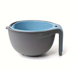2-In-1 Colander Bowl Double Layer Drain Basket Multifunction Strainer