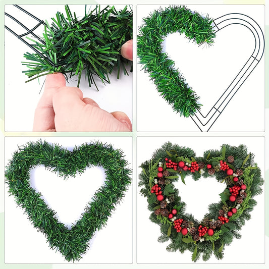Metal Wire Wreath Frame for DIY Home Art Crafts Christmas Party Decoration