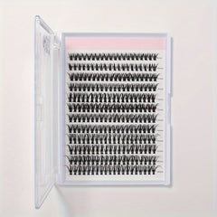240pcs 40D Eyelash Cluster Extension D Curl Mixed Tray Faux Mink Lashes