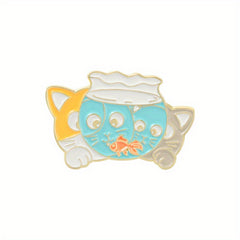 High Leg Cup Brooch Red Wine Cat Frog Corsage Accessories