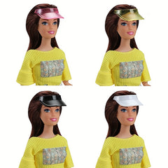 Set of 6 Sun Hats for 29" Dolls - 3 Colors