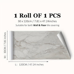 Marble Pattern Self adhesive Waterproof Floor Tile