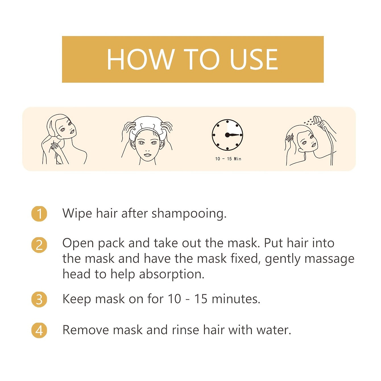Organic Coconut Hair Spa Cap Sheet Mask 1pc