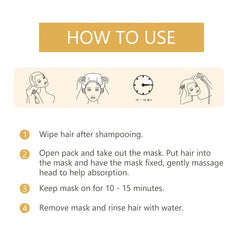 Organic Coconut Hair Spa Cap Sheet Mask 1pc