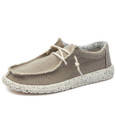 Men's Lightweight Canvas Slip On Loafers