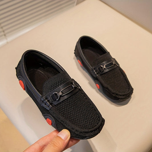 Boys Woven Loafer Shoes Breathable Comfortable Non Slip