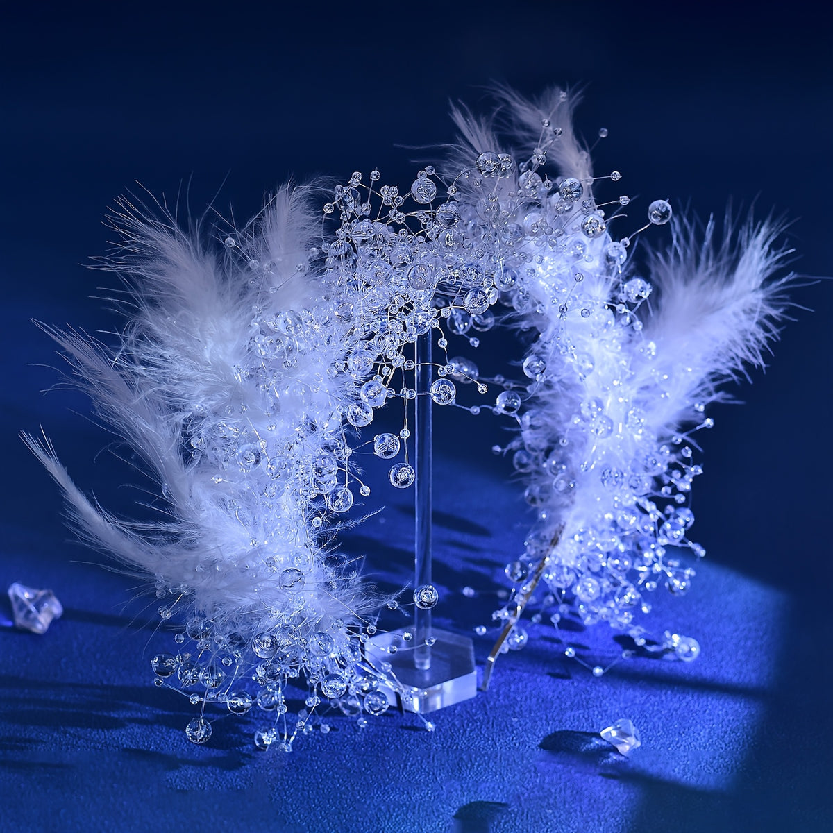 Crystal Headpiece Tassel Headband for Wedding Dress HP725