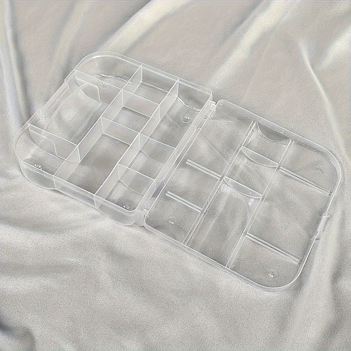 Clear Plastic Jewelry Storage Box Portable Dustproof DIY Diamond Painting Access