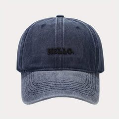 Soft Top Curved Brim Cap Embroidered Dad Hat