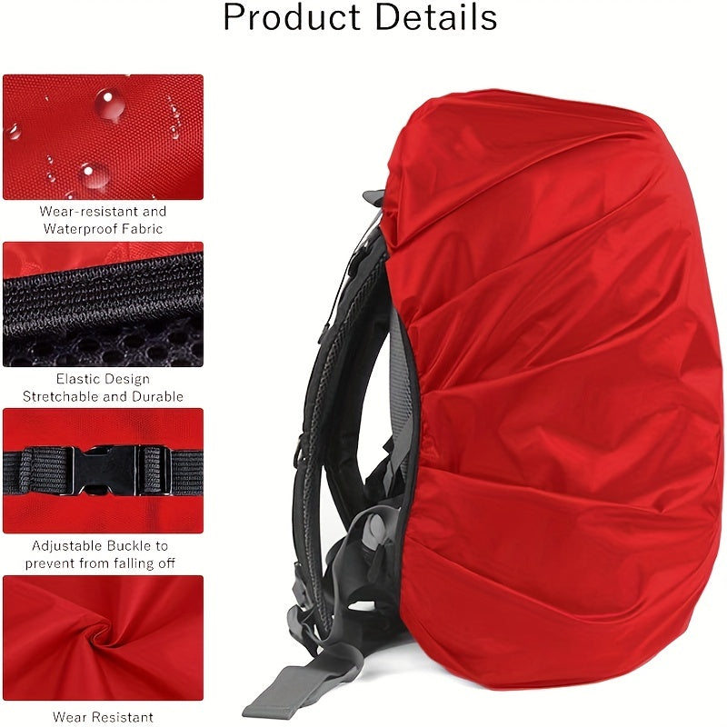 Waterproof Backpack Rain Cover 30-40L with Reflective Strip